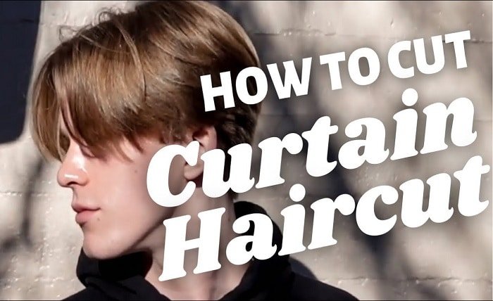 mens curtain haircut