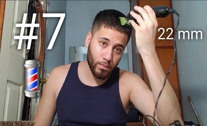 number 7 haircut